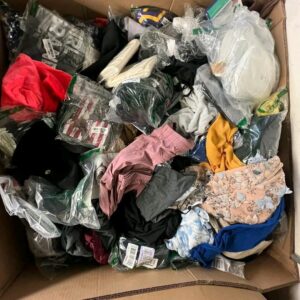 mixed children, women and men clothing pallets