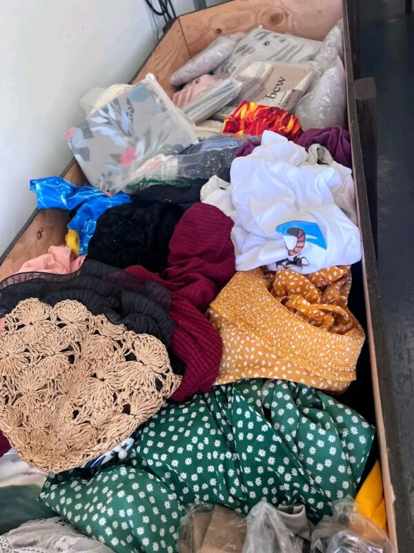 mixed  pallets of girl's bags, clothes,shoes