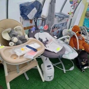 baby strollers available , electric swing, chairs, bath set, car seats And many more......
