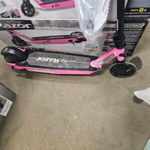 Razor Black Label E90 Electric Scooter - Pink, for Kids Ages 8+ and up to 120 lbs, up to 10 mph