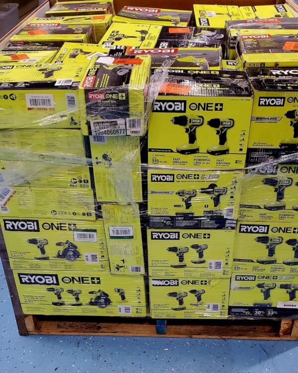 Brand new Ryobi tool pallet