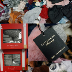 250PC WOMENS ACCESSORIES CASHMERE GANNI SLIPPERS SCARVES