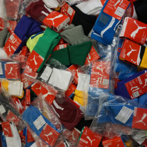 PALLET OF 1500PRS PUMA SOCKS! OVERSTOCKS